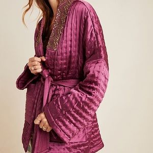 Anthropology Quilted Puffy Zimono